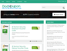 Tablet Screenshot of dodcoupon.net